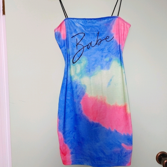 *SOLD* SHEIN Tie Dye Bodycon Dress - Picture 2 of 5